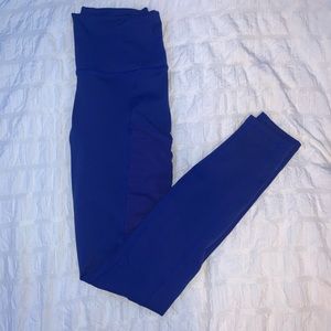 Blue fabletics power hold leggings